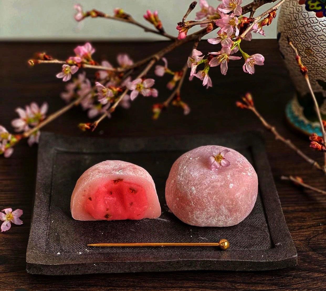 Sakura mochi / mochi hoa anh đào