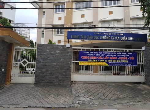 Trung tâm giáo dục thường xuyên quận Bình Thạnh có nhiều sai phạm về tài chính
