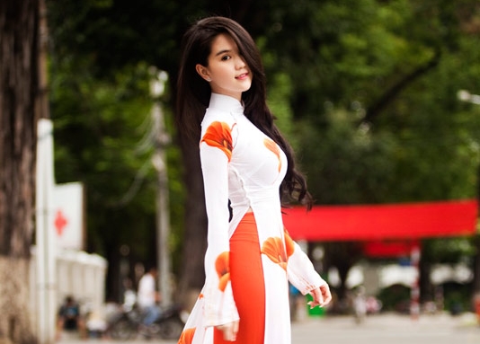 Những mỹ nữ mặc áo dài đẹp nhất Việt Nam - GiaoDuc.net