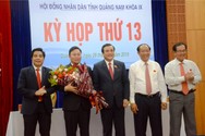 Ông Lê Trí Thanh được bầu làm Chủ tịch tỉnh Quảng Nam