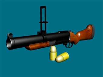 Mô hình đồ gá bắn kiểm tra hiệu chỉnh súng phóng lựu M79 - Giáo dục Việt Nam