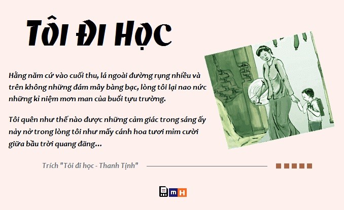 "Tôi đi học" | Giáo dục Việt Nam