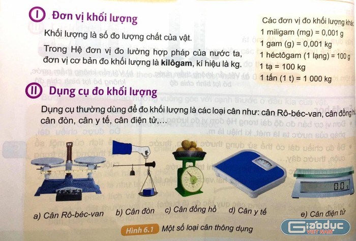 Sách giáo khoa &quot;Khoa học tự nhiên 6&quot; bộ Kết nối Tri thức với Cuộc sống còn sạn